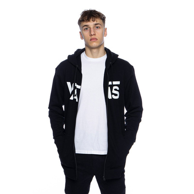 Bluza Vans Classic Zip Hoodie black / white 