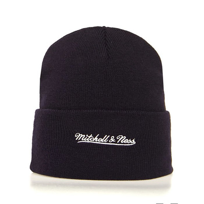Czapka zimowa Mitchell & Ness Dallas Mavericks Beanie navy Team Logo Cuff Knit