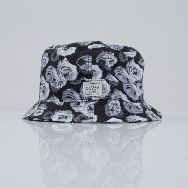 Cayler & Sons kapelusz bucket Roses white / black (CAY-SS15-42-01)