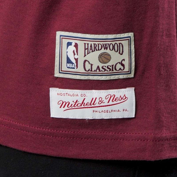Koszulka Mitchell & Ness Cleveland Cavaliers #23 Lebron James T-shirt burgundy Name & Number Traditional