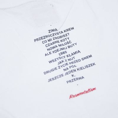 Backard Cartel t-shirt Rasmentalism "1985" white