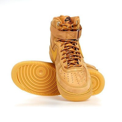 Sneakers buty Nike Air Force 1 High '07 WB flax/wheat-gum light brown (CJ9178-200)