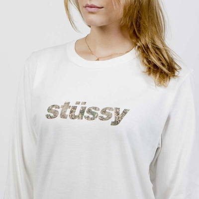 Stussy Longsleeve Camo Italic Pig. Dyed LS Tee natural WMNS