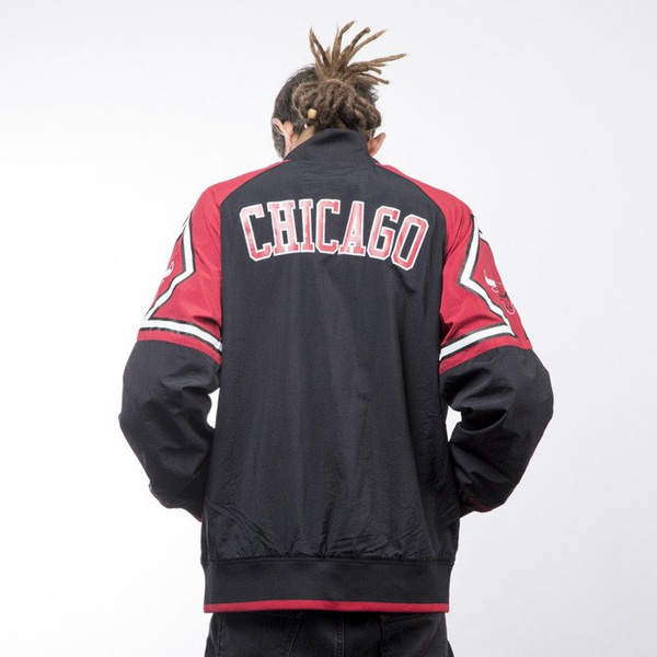 Kurtka Mitchell & Ness jacket Chicago Bulls black NBA Nothing But Net Warm Up