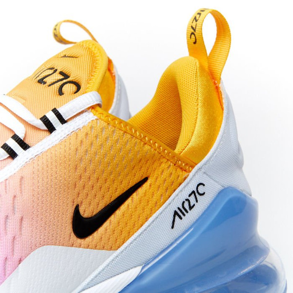 Buty sneakers Nike Air Max 270 university gold/black (AH8050-702)