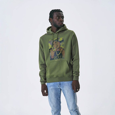 Bluza Cayler & Sons White Label 2Pac Rollin Hoody olive / mc