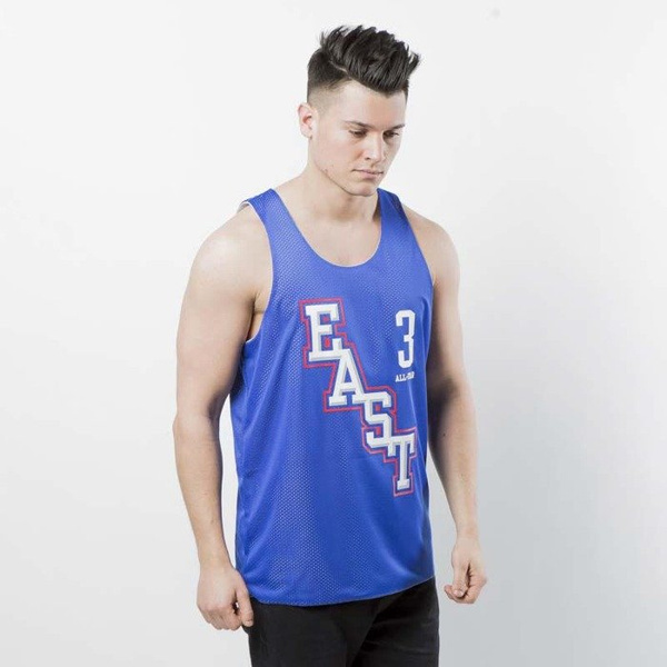 Koszulka dwustronna Mitchell & Ness Philadelphia 76ers Allen Iverson 2004 white / royal All Star Reversible