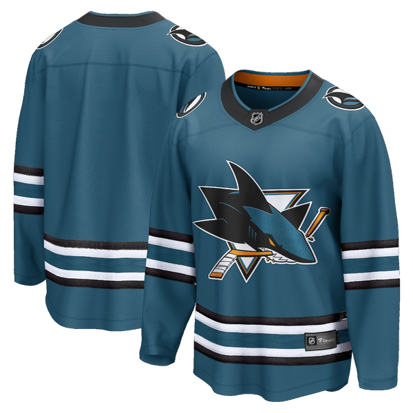 Koszulka Fanatics NHL Home Breakaway jersey San Jose Sharks teal