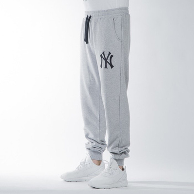 Majestic Athletic Garten Cuffed Hem Jogger New York Yankees marl grey (MNY1440E2)