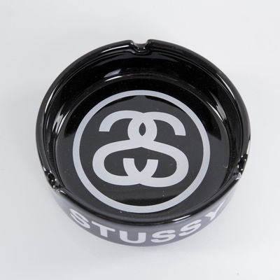 Massdnm ashtray Leaf Logo  013 White