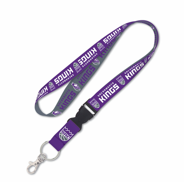 WinCraft NBA Lanyard w/detachable buckle 1" Sacramento Kings
