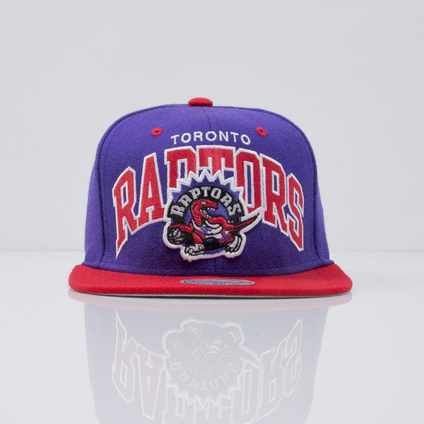 Mitchell & Ness czapka snapback Toronto Raptors purple Team Arch NA80Z