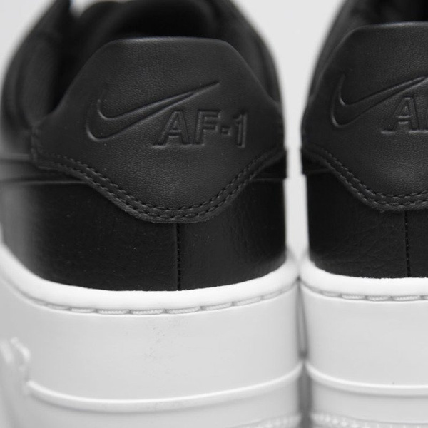 Sneakers buty damskie Nike Air Force 1 Sage Low black / black-white (AR5339-002)