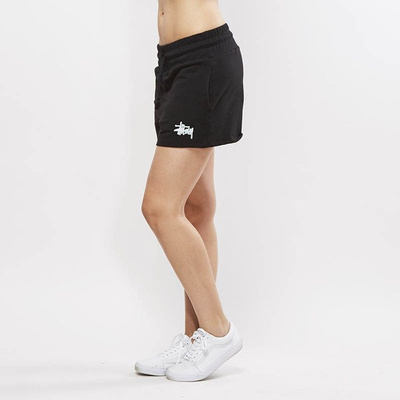 Stussy Puff Stock Gym Shorts black WMNS