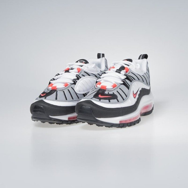 Sneakers buty damskie Nike Air Max 98 white/solar red-dust AH6799-104