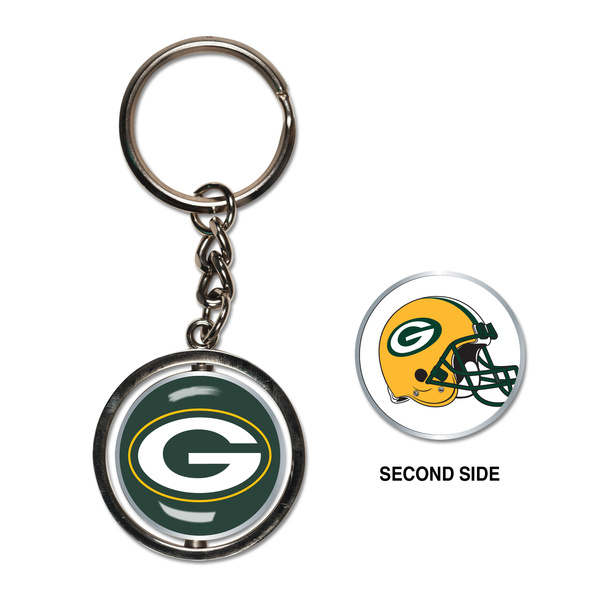 WinCraft NFL Spinner Key Ring Green Bay Packers