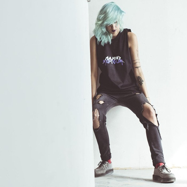 Majors koszulka tank top Riptour Girl black