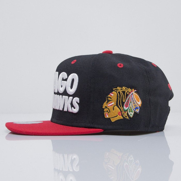 Mitchell & Ness czapka snapback Chicago Blackhawks black Score EU300