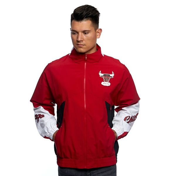 Kurtka Mitchell & Ness Chicago Bulls Midseason Windbreaker 2.0 red