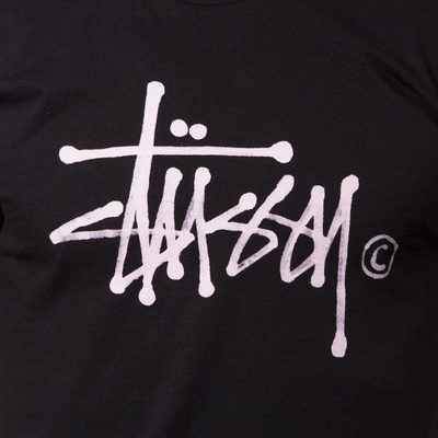 Stussy t-shirt koszulka Water Stock black