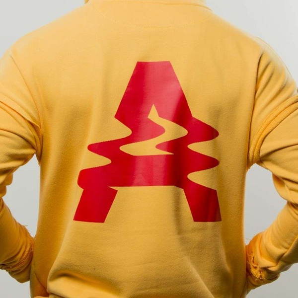 Admirable bluza hoodie Logo Core yellow