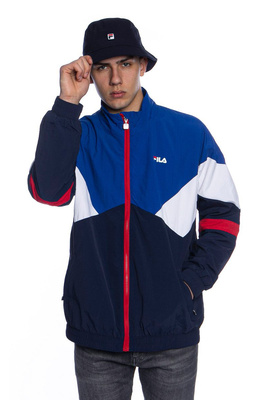 Fila Men Ban Woven Jacket black iris-surf the web-bright white-true red