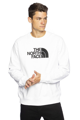 Sweatshirt The North Face M Drew Peak Crew white/black