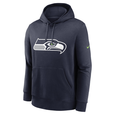 Bluza Nike Men's NFL Seattle Seahawks Nike Club Fleece Pullover Hoodie navy  