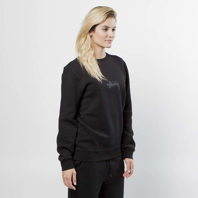 Bluza damska Stussy Sweatshirt Stock App. Crew black WMNS