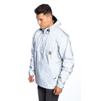 Carhartt WIP Nimbus Reflective Pullover Jacket grey reflective