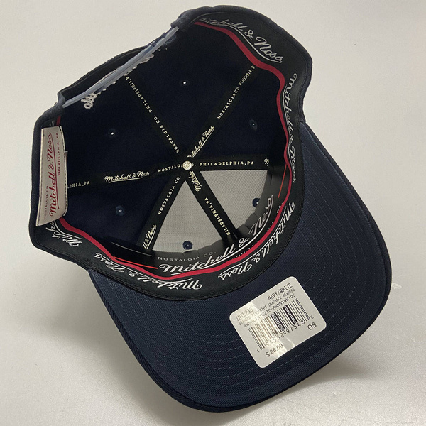Czapka Mitchell & Ness snapback Branded granatowa Pinscript Redline Snapback