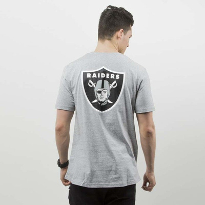 Majestic Athletic t-shirt Tovey Mid Longline Logo Carrier Tee Oakland Riders grey MOR2711E2