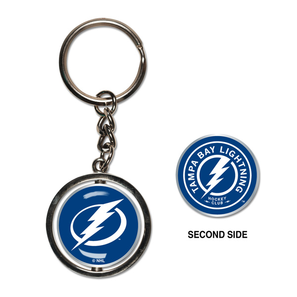WinCraft NHL Spinner Key Ring Tampa Bay Lightning