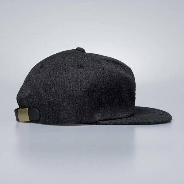 Czapka Stussy Melange Denim Strapback Cap black