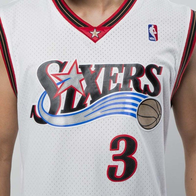 Mitchell & Ness Philadelphia 76ers #3 Allen Iverson white Swingman Jersey 