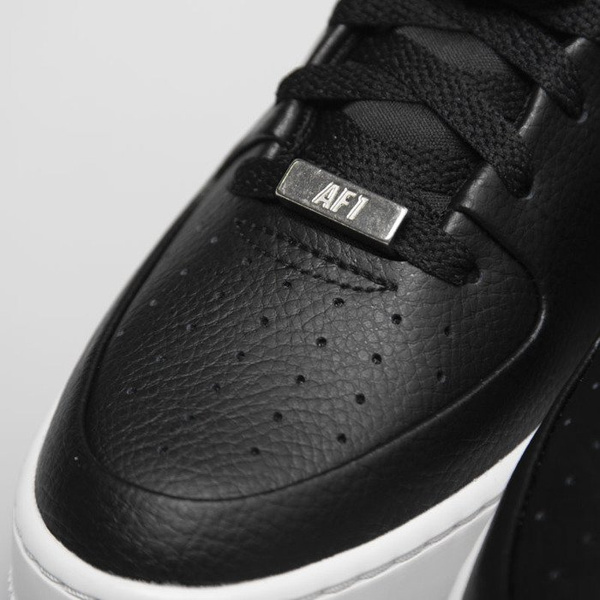 Sneakers buty damskie Nike Air Force 1 Sage Low black / black-white (AR5339-002)