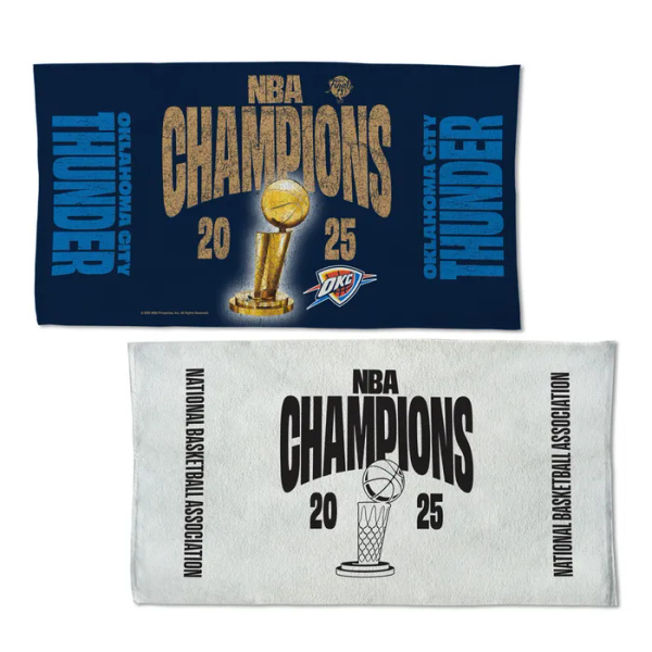 Towel WinCraft NBA 2025 Finals Locker Room Oklahoma City Thunder