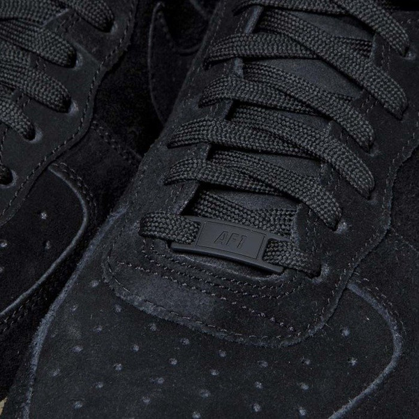 Sneakers buty Nike Air Force 1 High '07 LV8 Suede black / black-gum med brown (AA1118-001)