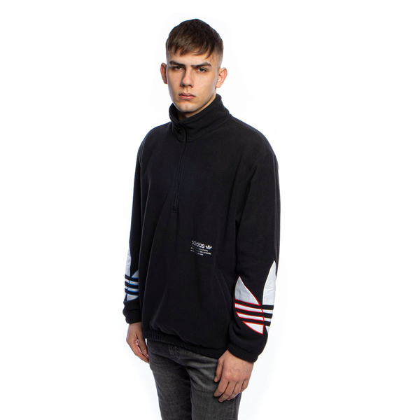 Bluza Adidas Originals Tricol Half-Zip Polar Fleece Sweatshirt czarna