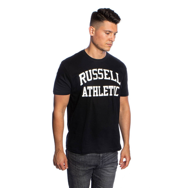 Koszulka Russell Athletic Crewneck S/S T-shirt czarna (black/white)