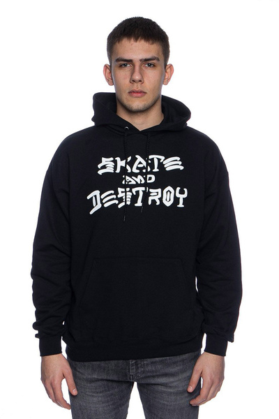 Bluza Thrasher Skate And Destroy Hood czarna