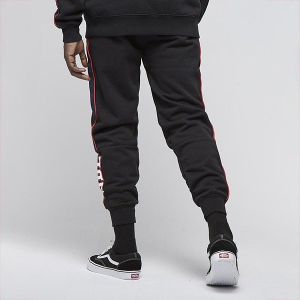 Cayler & Sons spodnie dresowe Black Label Worldwide Classic Sweatpants black / red