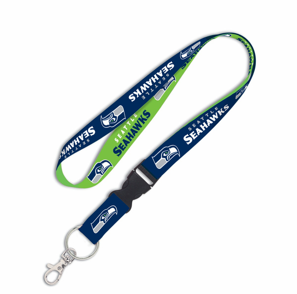 Smycz WinCraft NFL Lanyard w/detachable buckle 1" Seattle Seahawks