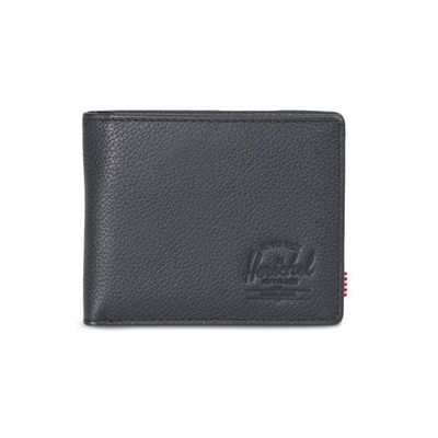 Herschel Hank + Leather Wallet black 10368-00004