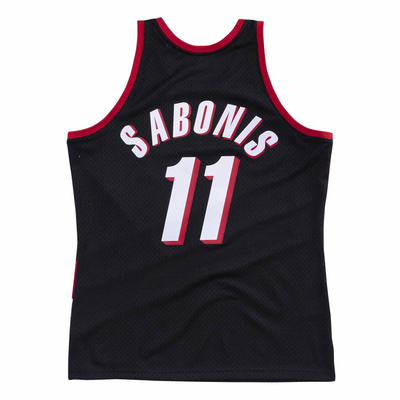 Koszulka Mitchell & Ness Portland Trail Blazers #11 Arvydas Sabonis Swingman Jersey czarna