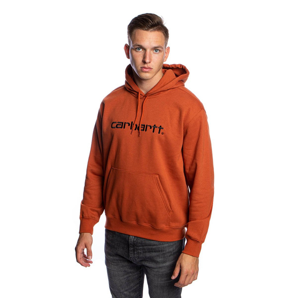 Bluza Carhartt WIP Hooded Carhartt Sweat cynamonowa