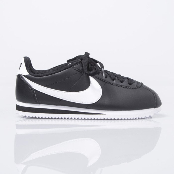 Sneakers buty Nike WMNS Classic Cortez Leather black / white (807471-010)
