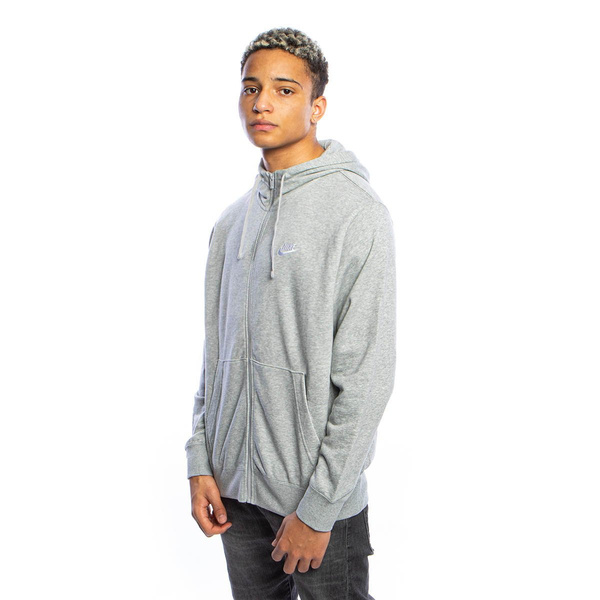Bluza Nike NSW Club Hoodie FZ FT szara