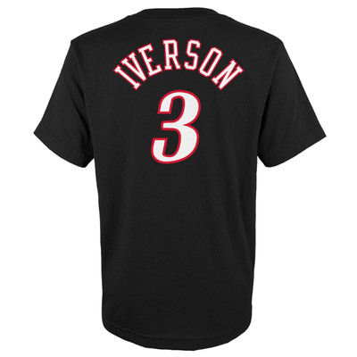 Mitchell & Ness NBA Name&Number Tee 76ERS Allen Iversol black