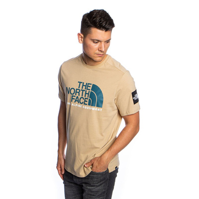 Koszulka The North Face T-shirt M SS Fine Alpine Tee 2 beżowa